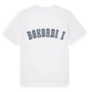 Bokordići college t-shirt – ekologisk bomull t-shirt från Pinshirt