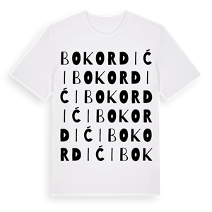 Bokordići ordlek t-shirt – ekologisk bomull t-shirt från Pinshirt