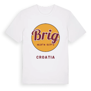 Brig cirkel t-shirt – ekologisk bomull t-shirt från Pinshirt