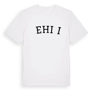 Čehići böjd t-shirt – ekologisk bomull t-shirt från Pinshirt