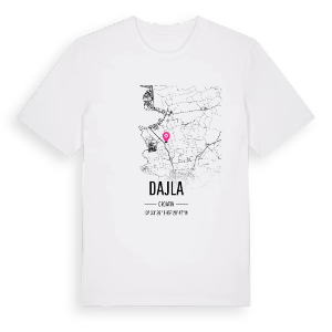 Dajla karta t-shirt – ekologisk bomull t-shirt från Pinshirt