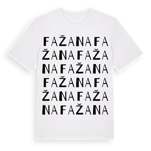 Fažana ordlek t-shirt – ekologisk bomull t-shirt från Pinshirt