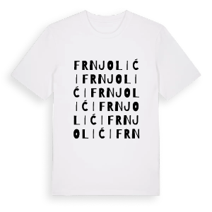 Frnjolići ordlek t-shirt – ekologisk bomull t-shirt från Pinshirt