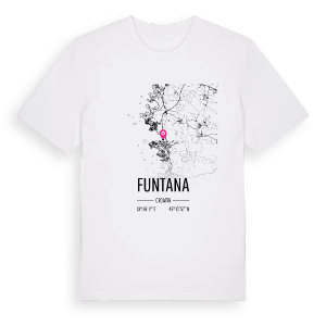 Funtana karta t-shirt – ekologisk bomull t-shirt från Pinshirt