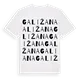Galižana ordlek t-shirt