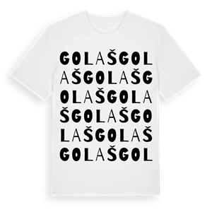 Golaš ordlek t-shirt – ekologisk bomull t-shirt från Pinshirt