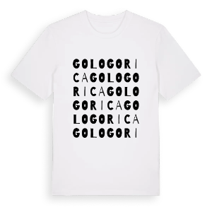 Gologorica ordlek t-shirt – ekologisk bomull t-shirt från Pinshirt