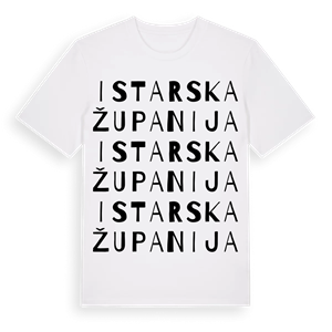 Istarska županija ordlek t-shirt – ekologisk bomull t-shirt från Pinshirt