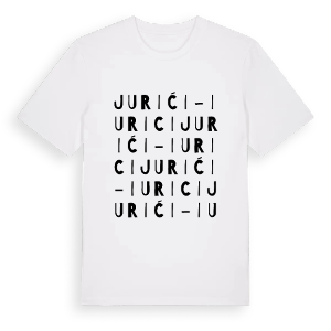 Jurići - Iurici ordlek t-shirt – ekologisk bomull t-shirt från Pinshirt
