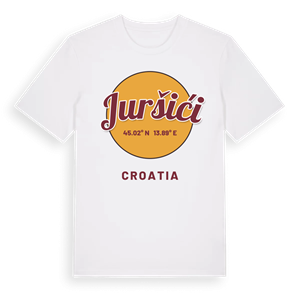 Juršići cirkel t-shirt – ekologisk bomull t-shirt från Pinshirt