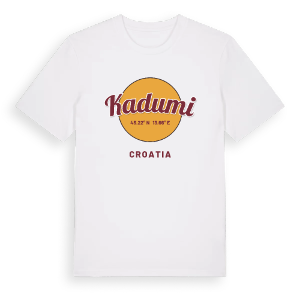 Kadumi cirkel t-shirt – ekologisk bomull t-shirt från Pinshirt