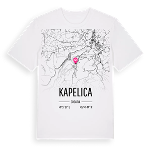 Kapelica karta t-shirt – ekologisk bomull t-shirt från Pinshirt