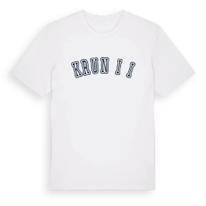 Krunčići college t-shirt – ekologisk bomull t-shirt från Pinshirt