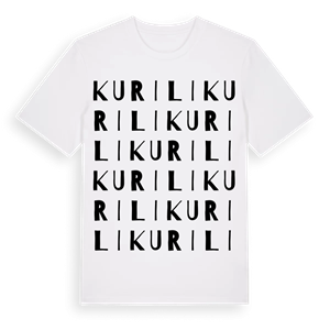 Kurili ordlek t-shirt – ekologisk bomull t-shirt från Pinshirt