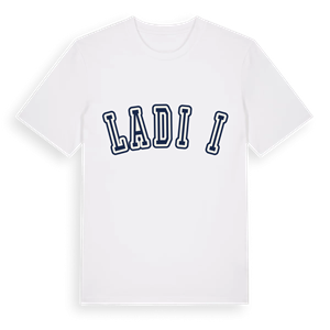 Ladići college t-shirt – ekologisk bomull t-shirt från Pinshirt