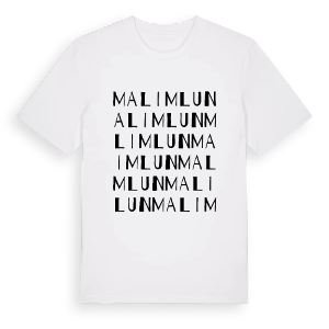 Mali Mlun ordlek t-shirt – ekologisk bomull t-shirt från Pinshirt