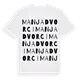 Manjadvorci ordlek t-shirt