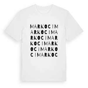 Markoci ordlek t-shirt – ekologisk bomull t-shirt från Pinshirt