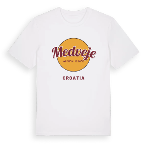 Medveje cirkel t-shirt – ekologisk bomull t-shirt från Pinshirt