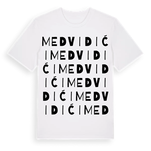 Medvidići ordlek t-shirt – ekologisk bomull t-shirt från Pinshirt