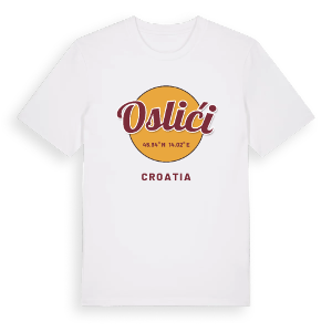 Oslići cirkel t-shirt – ekologisk bomull t-shirt från Pinshirt