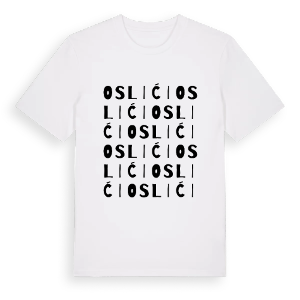 Oslići ordlek t-shirt – ekologisk bomull t-shirt från Pinshirt