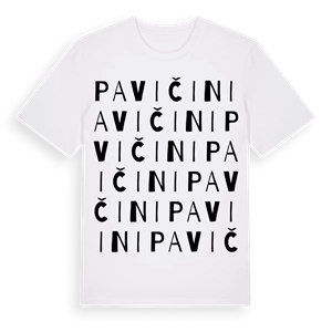 Pavičini ordlek t-shirt – ekologisk bomull t-shirt från Pinshirt