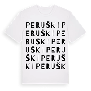 Peruški ordlek t-shirt – ekologisk bomull t-shirt från Pinshirt