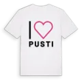 Jag älskar Pusti t-shirt stort tryck