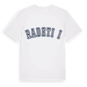 Radetići college t-shirt – ekologisk bomull t-shirt från Pinshirt