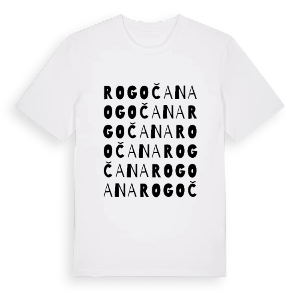 Rogočana ordlek t-shirt – ekologisk bomull t-shirt från Pinshirt