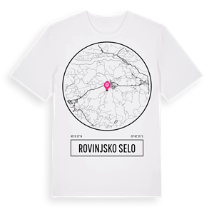 Rovinjsko Selo t-shirt – ekologisk bomull t-shirt från Pinshirt