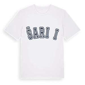Šarići college t-shirt – ekologisk bomull t-shirt från Pinshirt