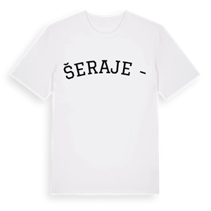 Šeraje - böjd t-shirt – ekologisk bomull t-shirt från Pinshirt
