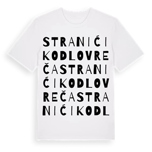 Stranići kod Lovreča ordlek t-shirt – ekologisk bomull t-shirt från Pinshirt
