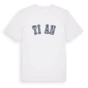 Tićan college t-shirt – ekologisk bomull t-shirt från Pinshirt