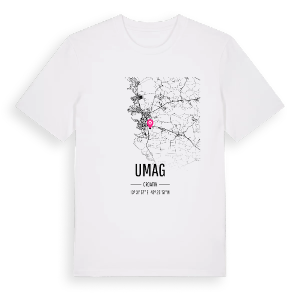Umag karta t-shirt – ekologisk bomull t-shirt från Pinshirt