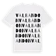 Valbandon ordlek t-shirt