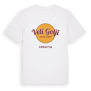Veli Golji cirkel t-shirt – ekologisk bomull t-shirt från Pinshirt