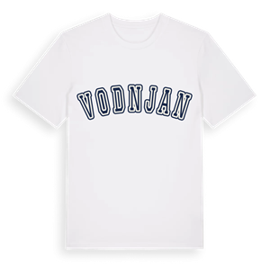 Vodnjan college t-shirt – ekologisk bomull t-shirt från Pinshirt