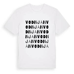 Vodnjan ordlek t-shirt – ekologisk bomull t-shirt från Pinshirt