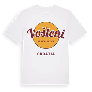 Vošteni cirkel t-shirt – ekologisk bomull t-shirt från Pinshirt