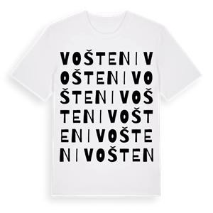 Vošteni ordlek t-shirt – ekologisk bomull t-shirt från Pinshirt