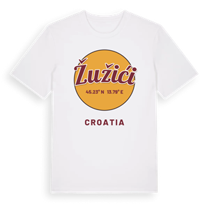 Žužići cirkel t-shirt – ekologisk bomull t-shirt från Pinshirt