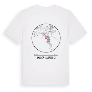 Akarca Mahallesi t-shirt – ekologisk bomull t-shirt från Pinshirt