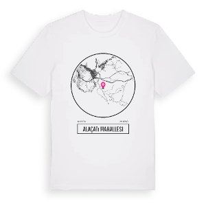 Alaçatı Mahallesi t-shirt – ekologisk bomull t-shirt från Pinshirt