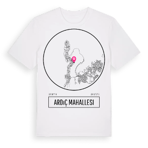 Ardıç Mahallesi t-shirt – ekologisk bomull t-shirt från Pinshirt
