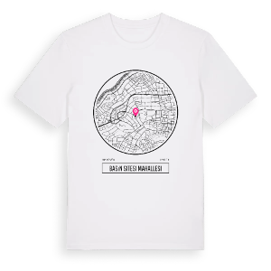 Basın Sitesi Mahallesi t-shirt – ekologisk bomull t-shirt från Pinshirt