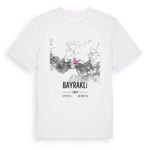 Bayraklı karta t-shirt – ekologisk bomull t-shirt från Pinshirt