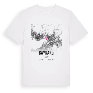 Bayraklı karta t-shirt – ekologisk bomull t-shirt från Pinshirt